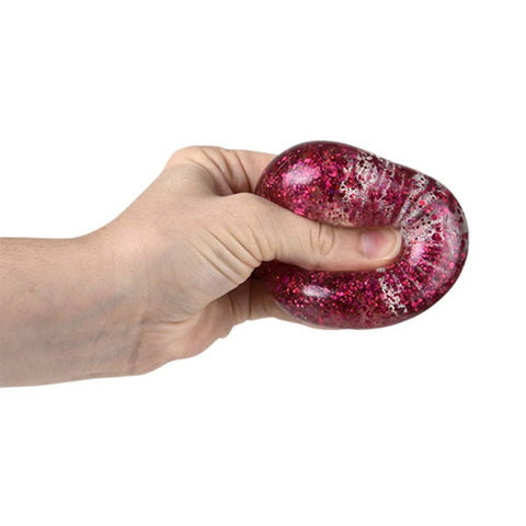 Squeezy Sparkle Sugar Heart 2.5" 12ct - LLB Toys