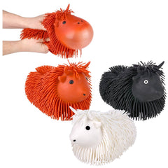 8.75" Shaggy Highland Cow Puffer - LLB Toys