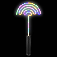 18" Light-Up Neon Bright Rainbow Wand - LLB Toys