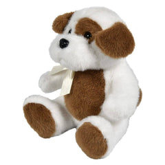 9" Sitting Mink Dog - LLB Toys