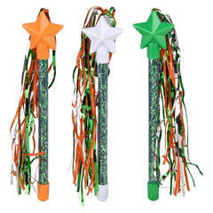 St. Patrick's Day Star Tinsel Wand 9" - LLB Toys