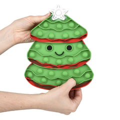 CHRISTMAS TREE JUMBO BUBBLE POPPER 9" - LLB kids toys