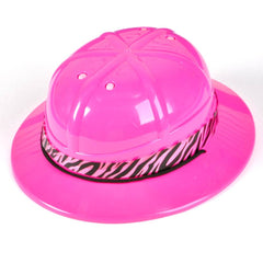 PLASTIC PINK SAFARI HAT - LLB Toys