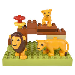 BLOCK SCENE LION15PCS LLB kids toys