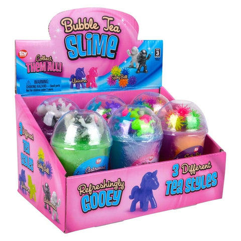 3.5" Bubble Tea Toy Slime 6ct - LLB Toys