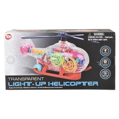 8" LIGHT-UP TRANSPARENT HELICOPTER LLB Light-up Toys