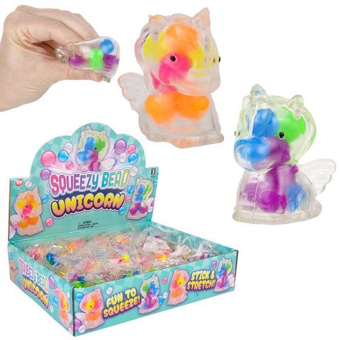 2" Squeezy Bead Unicorn - LLB Toys