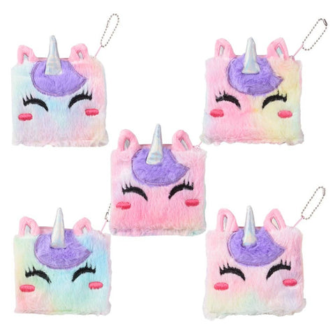 plush UNICORN COIN PURSE 5" LLB Plush Toys