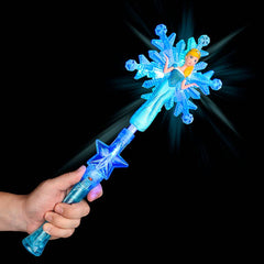LIGHT-UP SNOWFLAKE PRINCESS WAND LLB Light-up Toys