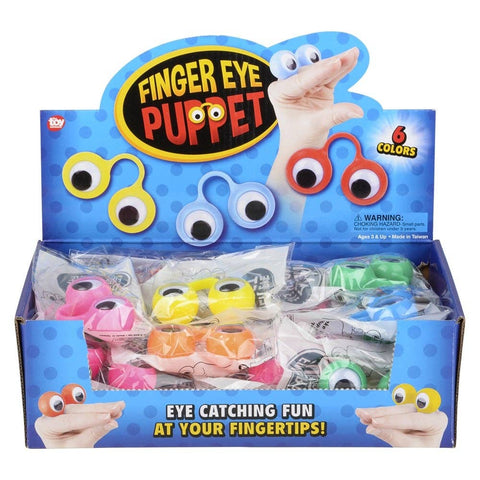 2.5" Finger Eye Puppet Finger Puppet 24ct - LLB Toys