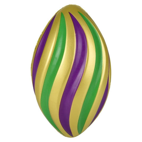 8" Mardi Gras Spiral Foam Football - LLB Toys