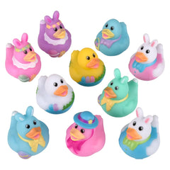 2" Easter Rubber Ducky Assortment 50ct - LLB Toys