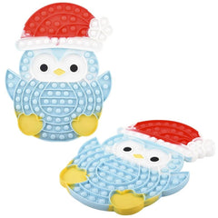 HOLIDAY PENGUIN BUBBLE POPPER 13" LLB Christmas