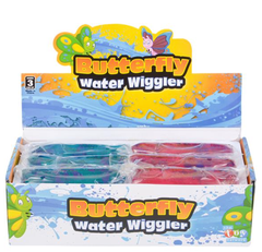 4.75" BUTTERFLY PRINT WATER WIGGLER LLB kids toys
