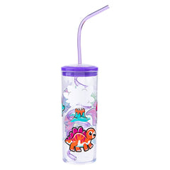 11oz DINO CUP WITH TWISTY STRAW LLB kids toys