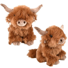 7"  Buddy Highland Cow- LLB Plush Toys
