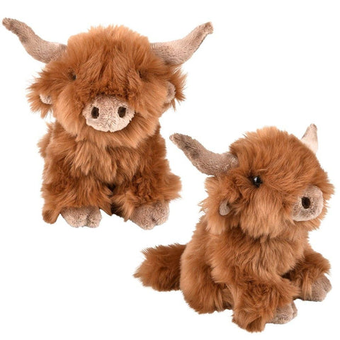 7"  Buddy Highland Cow- LLB Plush Toys
