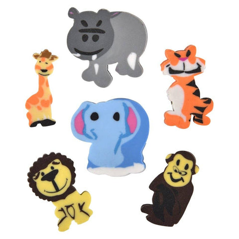MINI ZOO ANIMAL ERASER ASSORTMENT LLB kids toys