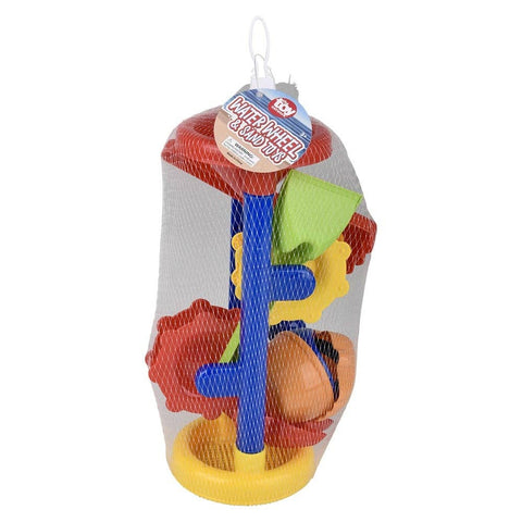 Water Wheel And 5pc Sand Toys - LLB Toys