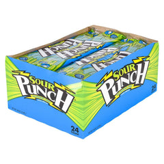 SOUR PUNCH BLUE RASPBERRY STRAWS  - LLB Candy