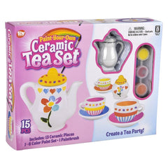 CERAMIC CRAFT TEA SET 15PC LLB kids Toys