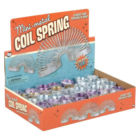 MINI METAL COIL SPRING 1" LLB kids toys