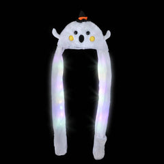Light-Up Plush Ghost Hat Scarf - LLB Toys