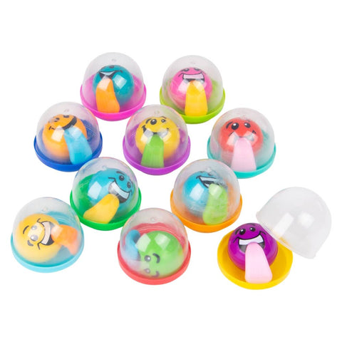 1.25" Stretch Tongue  Ball In 2" Capsule 250ct - LLB Toys