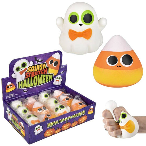 3.5" Halloween Squish Stretch 12ct LLB Squishy Toys
