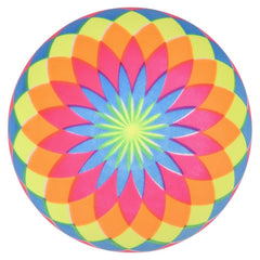 6" Neon Geometric Patterns Vinyl Ball - LLB Toys
