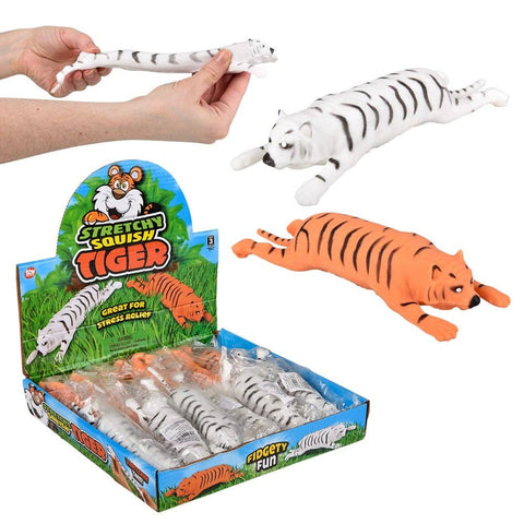 6" SQUEEZE AND STRETCH TIGER LLB kids toys