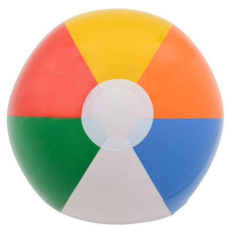 16" MULTICOLORED BEACH BALL LLB Balls