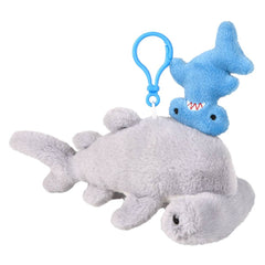 3.5" Mighty Quakes Hammerhead Shark Backpack Clip - LLB Toys