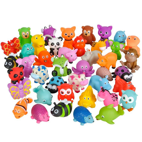 2"RUBBER ANIMAL MIX (500PCS/CASE) LLB kids toys
