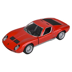 5" Diecast Pull Back 1971 Lamborghini Miura P400 - LLB Toys