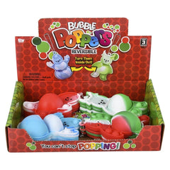 3.5" REVERSIBLE CHRISTMAS POPPER KEYCHAINS LLB Keychain