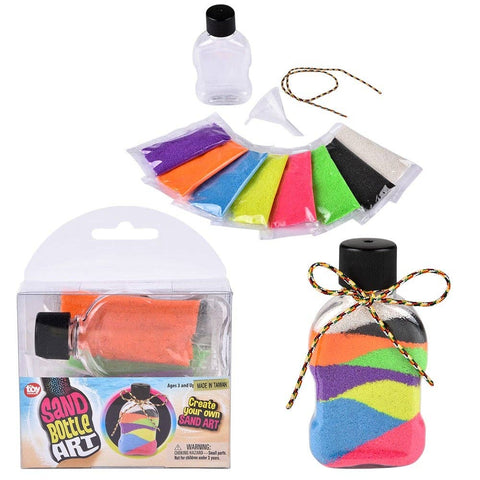 Neon Sand Art Bottle Set 3.25" LLB kids toys