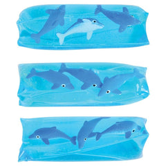 4.75" Dolphin Water Wiggler Squishy Toy 12ct - LLB Toys