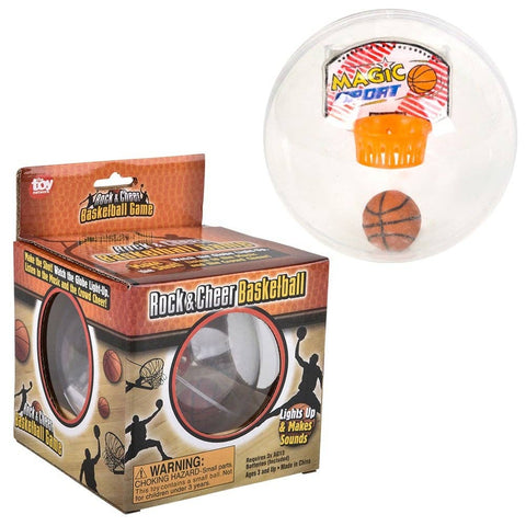 4" HANDHELD BASKETBALL CAPSULE GAME W/SOUND LLB kids toys