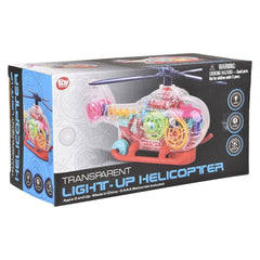 8" LIGHT-UP TRANSPARENT HELICOPTER LLB Light-up Toys