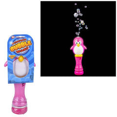 8" PENGUIN LIGHT-UP BUBBLE WAND LLB Light-up Toys
