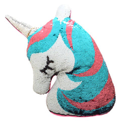 16" plush FLIP SEQUIN UNICORN PILLOW LLB Plush Toys