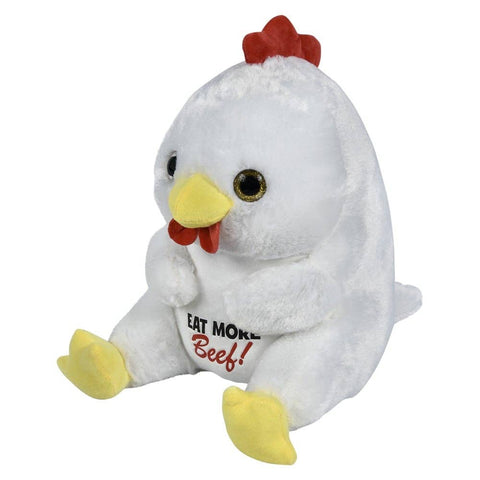 13" Belly Buddy Chicken Eat More Beef Plush - LLB Toys