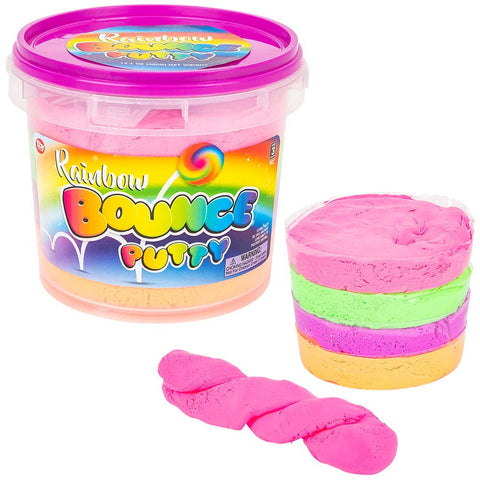 RAINBOW BOUNCING PUTTY JUMBO BUCKET LLB Slime & Putty