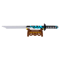 Building Block Ninja Sword And Stand Set 12ct - LLB Toys