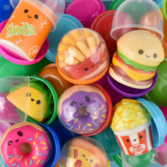 Micro Squish Fun Foods 1.5"-2.25"  Capsule 250ct - LLB Toys