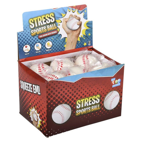 2.5" BASEBALL STRESS BALL LLB Fidget Toys