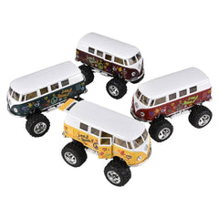 5" Diecst  Big Wheel VW Bus W/printing - LLB Toys
