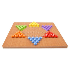 10" WOODEN CHINESE CHECKERS LLB Board Game