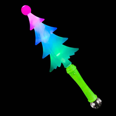 13" Flashing Christmas Tree Wand - LLB Toys